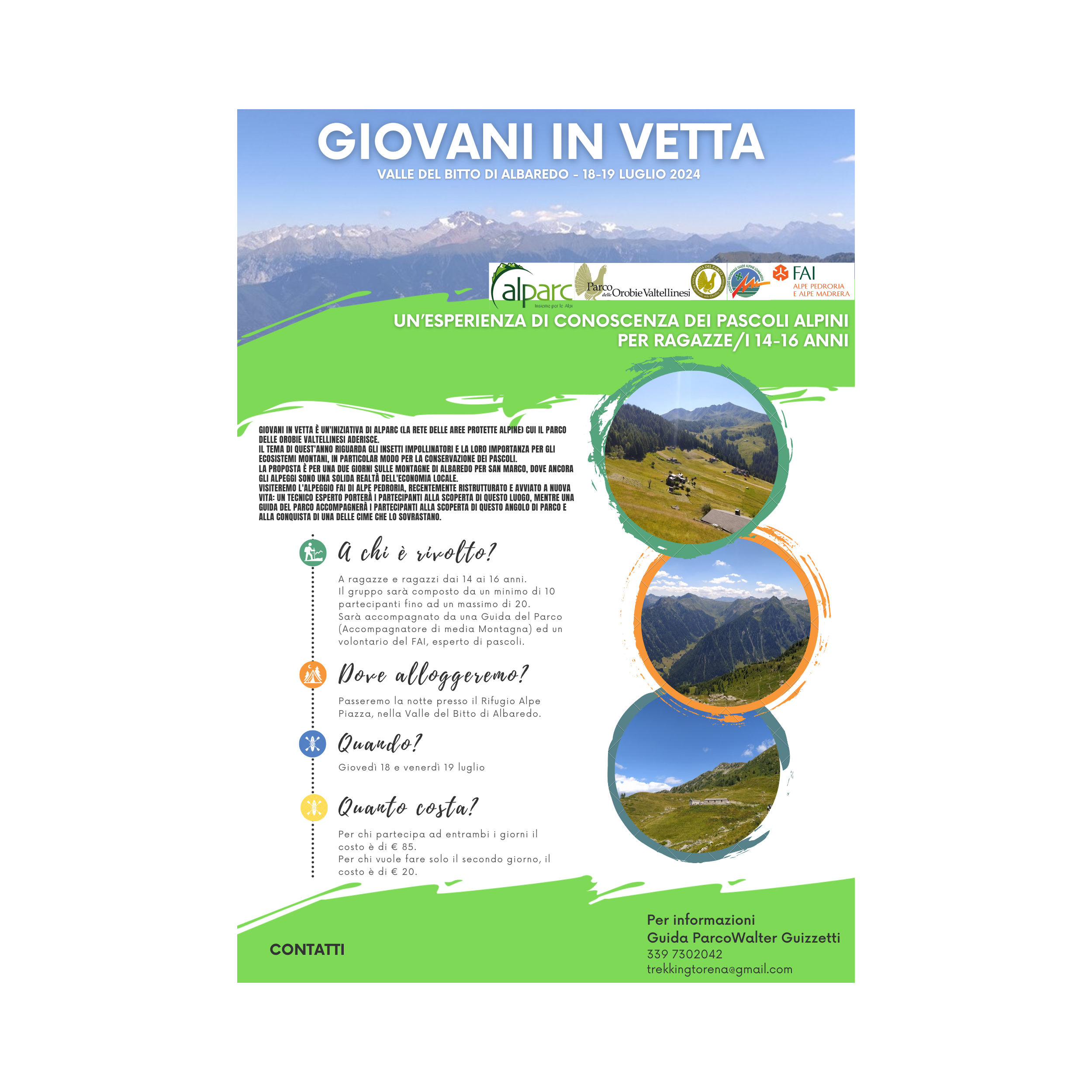 Giovani in Vetta - Valle del Bitto di Albaredo
