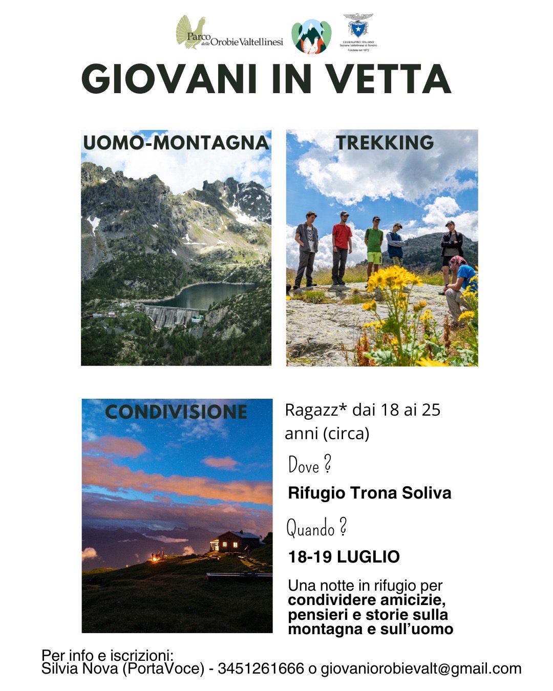Locandina Giovani in vetta