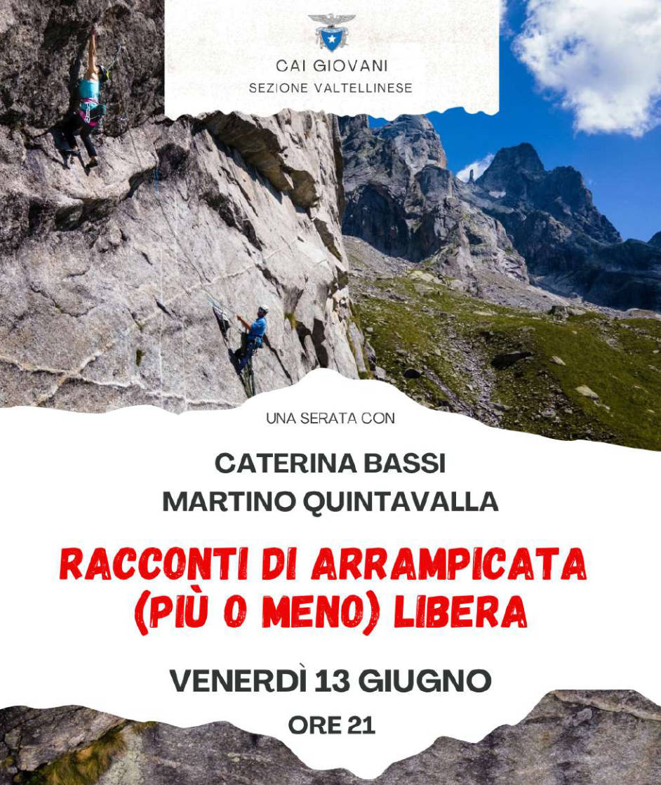 locandina Racconti di arrampicata (più o meno) libera
