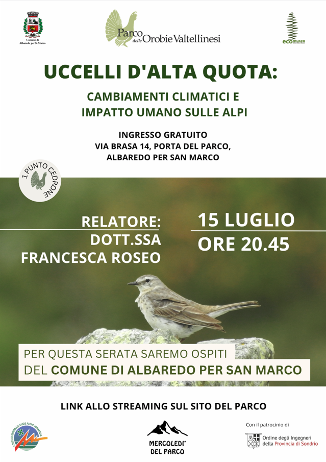 Locandina Mercoledì del Parco