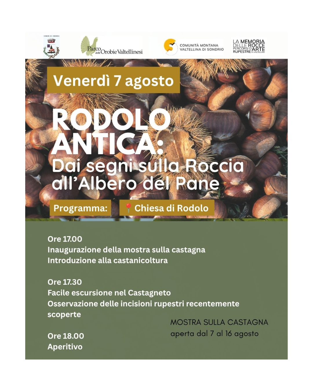 Locandina evento Rodolo