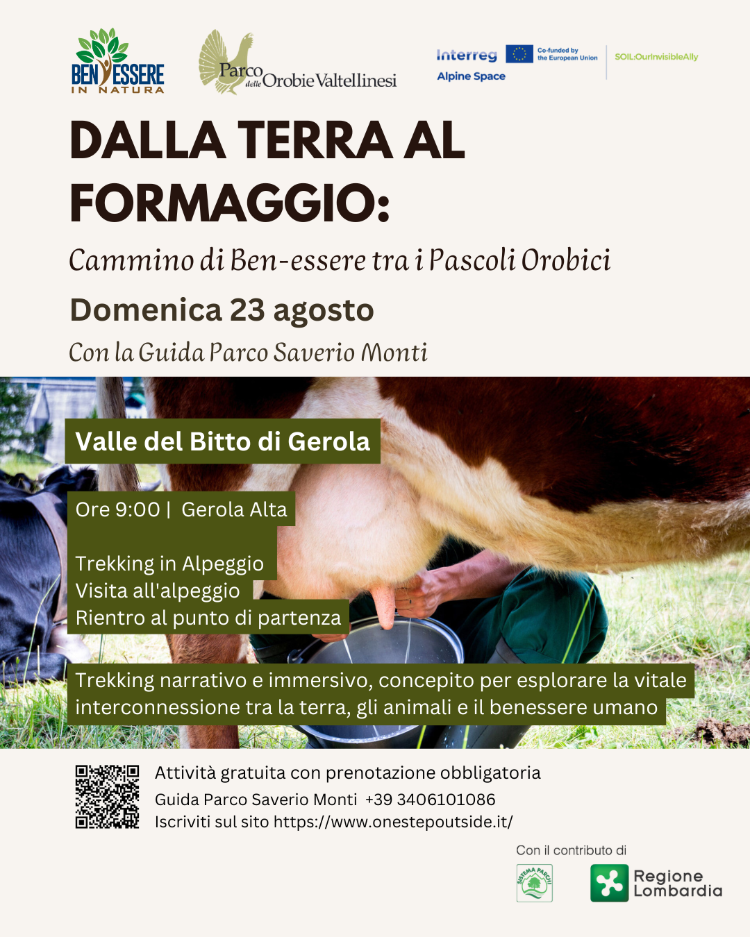 Locandina "Dalla terra al formaggio"