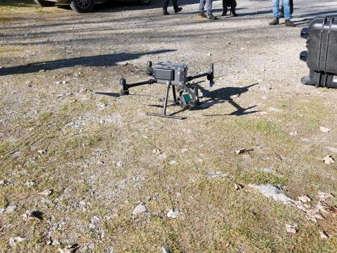 Linea Cadorna drone per i rilievi