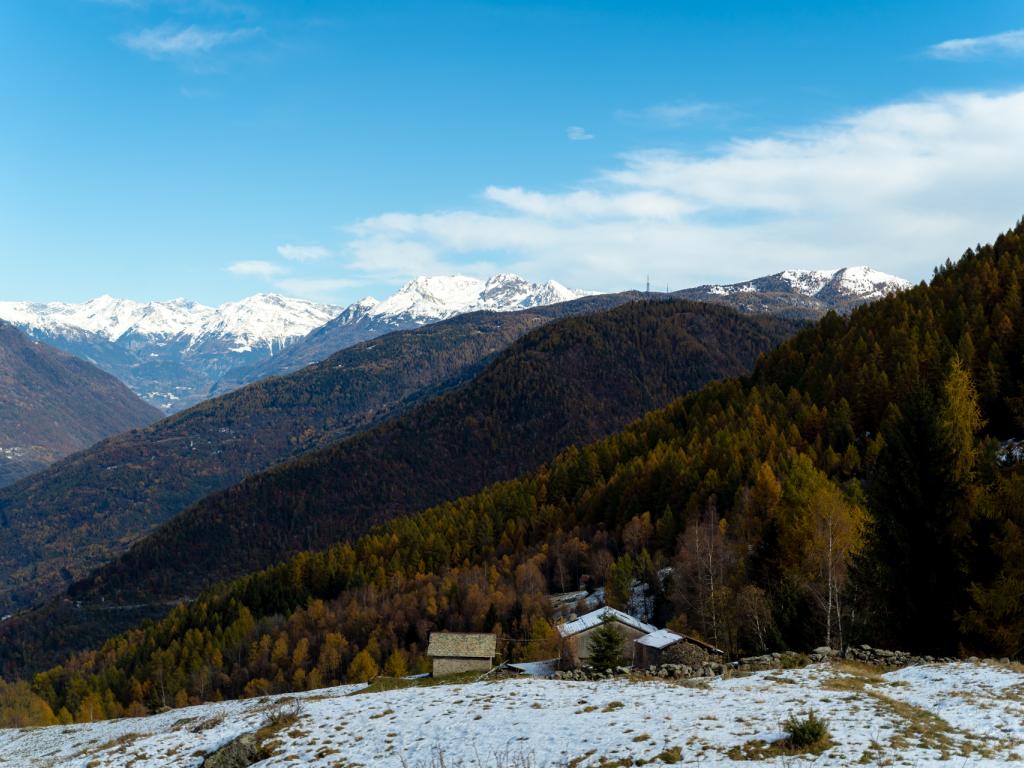 Panorama della Val Caronella