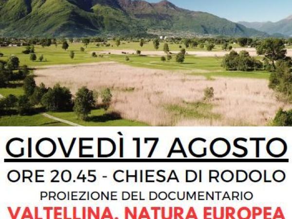 Proiezione del video Valtellina, Natura europea