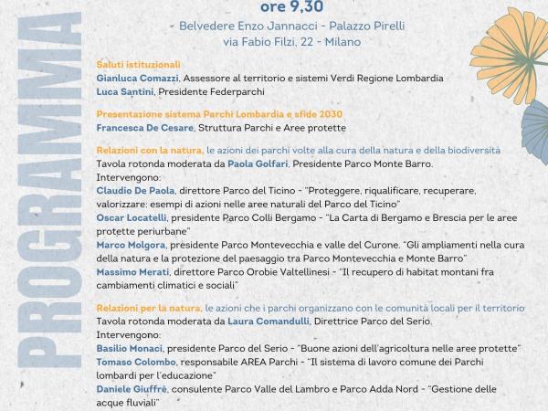 FORUM PARCHI DI LOMBARDIA 2024