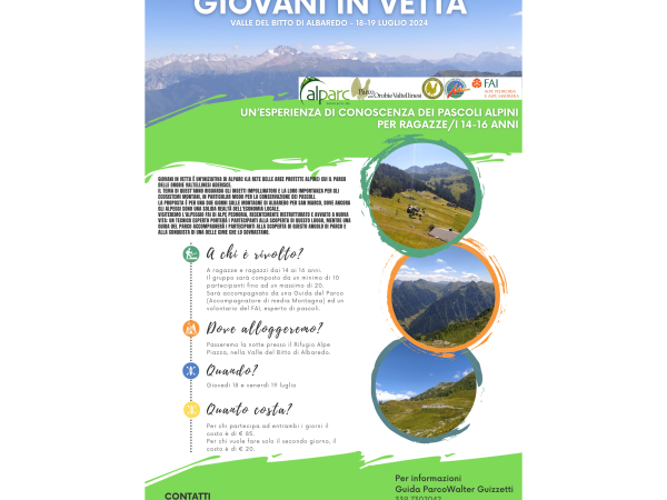 Giovani in Vetta - Valle del Bitto di Albaredo