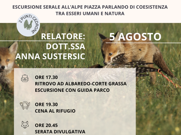 Locandina serata divulgativa Albaredo