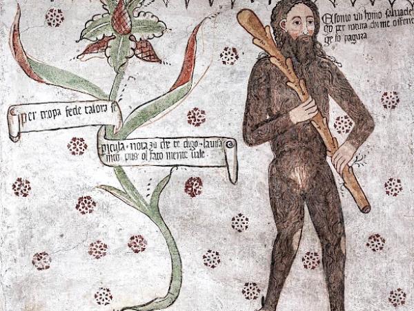 Dipinto dell'Homo Selvadego